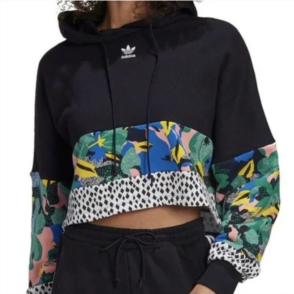 NWOT adidas Originals Cropped Hoodie